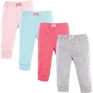 imageLuvable Friends Baby Boys Cotton PantsCoral Aqua