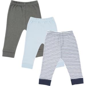 imageLuvable Friends Baby Boys Cotton PantsNavy Stripe
