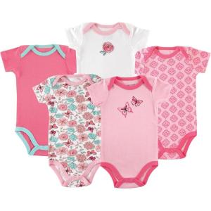 imageLuvable Friends Baby Girls Cotton BodysuitsButterfly
