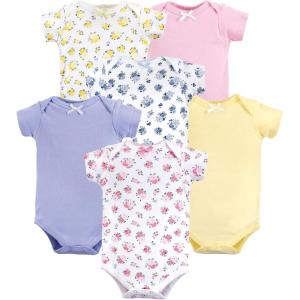 imageLuvable Friends Baby Girls Cotton BodysuitsFloral