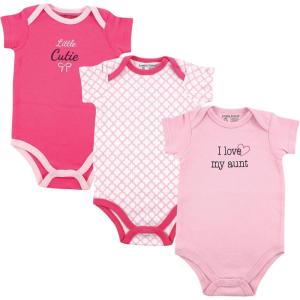 imageLuvable Friends Baby Girls Cotton BodysuitsGirl Aunt