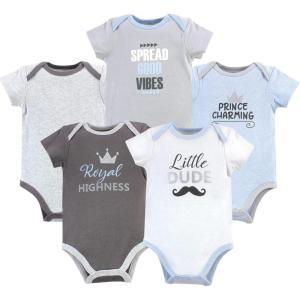 imageLuvable Friends Baby Girls Cotton BodysuitsLittle Dude