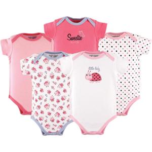 imageLuvable Friends Baby Girls Cotton BodysuitsLittle Lady
