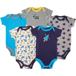 imageLuvable Friends Baby Girls Cotton BodysuitsRocket