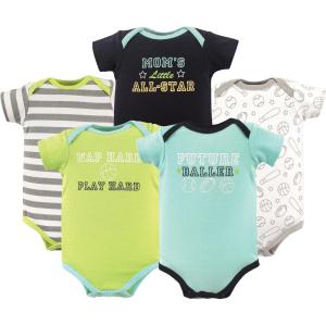 imageLuvable Friends Baby Girls Cotton BodysuitsSports