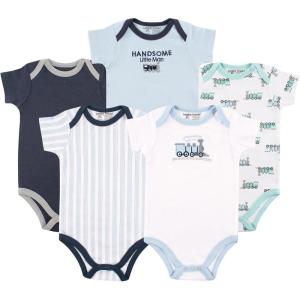 imageLuvable Friends Baby Girls Cotton BodysuitsTrain
