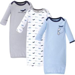imageLuvable Friends Baby Girls Cotton GownsAirplane