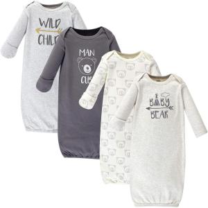 imageLuvable Friends Baby Girls Cotton GownsBear