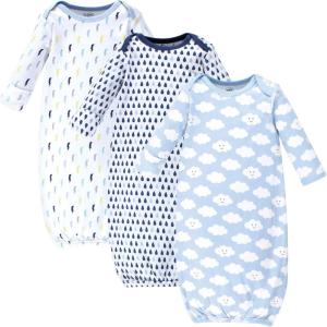 imageLuvable Friends Baby Girls Cotton GownsBoy Clouds