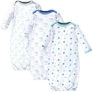 imageLuvable Friends Baby Girls Cotton GownsBoy Elephant Stars