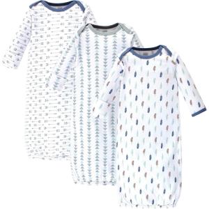 imageLuvable Friends Baby Girls Cotton GownsBoy Feathers