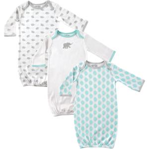 imageLuvable Friends Baby Girls Cotton GownsElephant