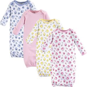 imageLuvable Friends Baby Girls Cotton GownsFloral