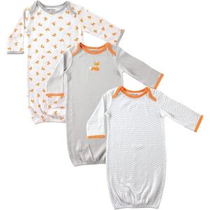 imageLuvable Friends Baby Girls Cotton GownsFox
