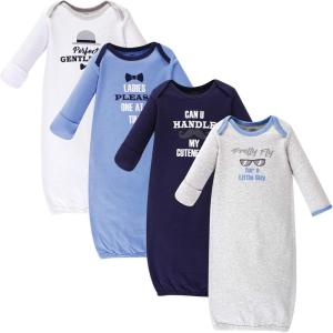 imageLuvable Friends Baby Girls Cotton GownsGentleman