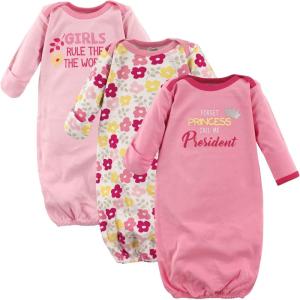 imageLuvable Friends Baby Girls Cotton GownsGirls Rule