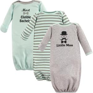 imageLuvable Friends Baby Girls Cotton GownsLittle Man