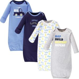 imageLuvable Friends Baby Girls Cotton GownsTrucks