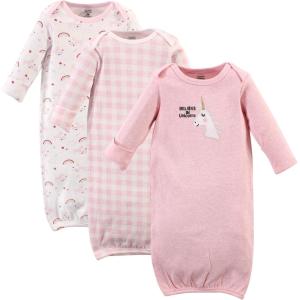 imageLuvable Friends Baby Girls Cotton GownsUnicorn