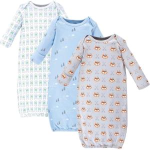 imageLuvable Friends Baby Girls Cotton GownsWild Free