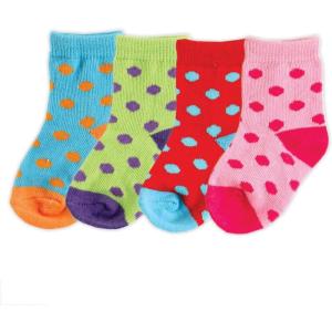 imageLuvable Friends Basic Crew Socks 4 Pack Pink 06 months