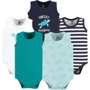 imageLuvable Friends Hudson Baby Sleeveless BodysuitsCoastal Creatures