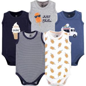 imageLuvable Friends Hudson Baby Sleeveless BodysuitsIce Cream Treat