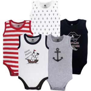 imageLuvable Friends Hudson Baby Sleeveless BodysuitsPirate Anchor