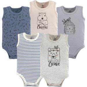 imageLuvable Friends Hudson Baby Sleeveless BodysuitsWoodland Creatures