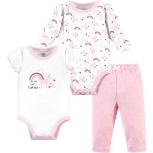imageLuvable Friends Unisex Baby Cotton Bodysuit and PantRainbow Unicorn