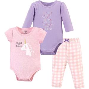 imageLuvable Friends Unisex Baby Cotton Bodysuit and PantUnicorn