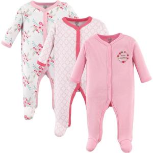 imageLuvable Friends Unisex Baby Cotton Sleep and PlayPink Floral