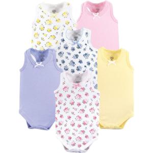 imageLuvable Friends Unisex Baby Cotton Sleeveless BodysuitsFloral