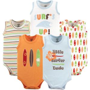 imageLuvable Friends Unisex Baby Cotton Sleeveless BodysuitsSurfer