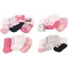 imageLuvable Friends Baby Cotton Terry Socks BundleLadybug Pink Black