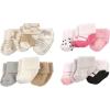 imageLuvable Friends Baby Cotton Terry Socks BundleSafari Pink Black