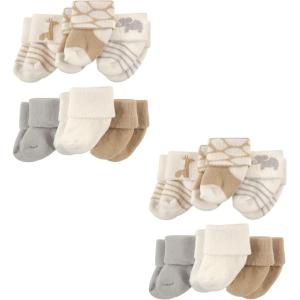 imageLuvable Friends Baby Newborn and Baby Socks Multipack SetSafari 12piece