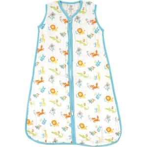 imageLuvable Friends Unisex Baby Sleeveless Muslin Cotton Sleeping Bag Sack Blanket Wild Free Muslin 06 MonthsAbc Muslin