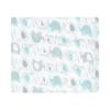 imageLuvable Friends Unisex Baby Muslin Cotton Swaddle Blanket Basic Mint Elephant One SizeBasic Mint Elephant