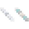 imageLuvable Friends Unisex Baby Cotton Flannel Receiving Blankets Boy Feathers 7Pack One Size ampamp Unisex Baby Cotton Flannel Receiving Blankets Basic Elephant 7Pack One Size