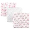 imageLuvable Friends Unisex Baby Muslin Cotton Swaddle Blanket Basic Mint Elephant One SizeRainbow