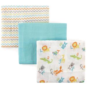 imageLuvable Friends Unisex Baby Muslin Cotton Swaddle Blanket Basic Mint Elephant One SizeAbc
