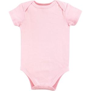 imageLuvable Friends Unisex Baby Cotton BodysuitsPink Shortsleeve