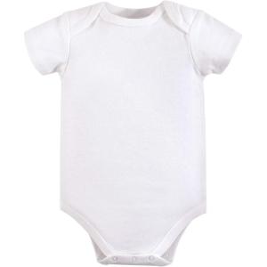 imageLuvable Friends Unisex Baby Cotton BodysuitsWhite Shortsleeve