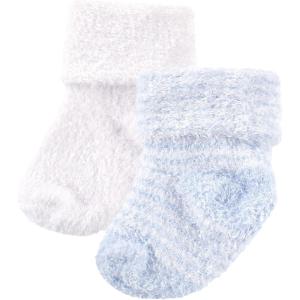 imageLuvable Friends Baby Girls Chenille SocksBlue