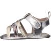 imageLuvable Friends Unisex Baby Crib ShoesSilver Metallic