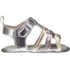 imageLuvable Friends Unisex Baby Crib ShoesSilver Metallic