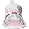 imageLuvable Friends Unisex Baby Crib ShoesWhite Metallic Sandal