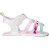 imageLuvable Friends Unisex Baby Crib ShoesWhite Metallic Sandal