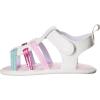 imageLuvable Friends Unisex Baby Crib ShoesWhite Metallic Sandal